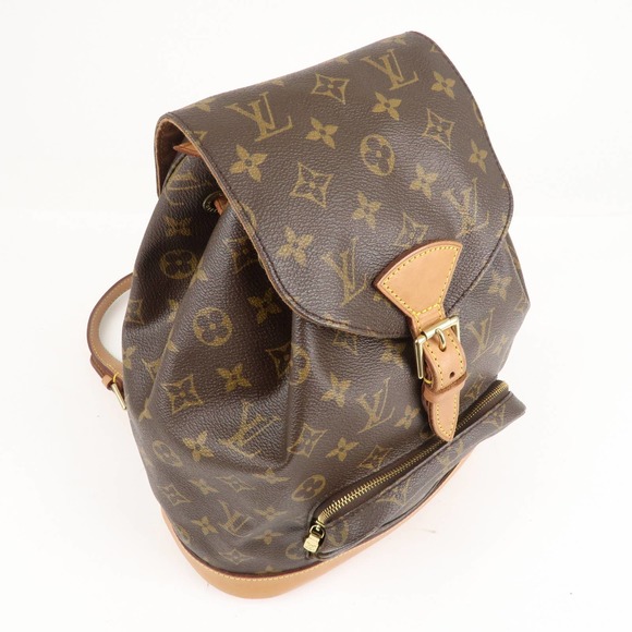 Louis Vuitton Classic Monogram Backpack in Rich Brown and Tan - Picture 5 of 16